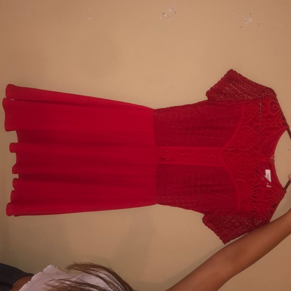 Red dress